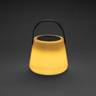 Logo trade corporate gifts picture of: SolarGlow RCS recycled ABS USB-rechargeable outdoor light