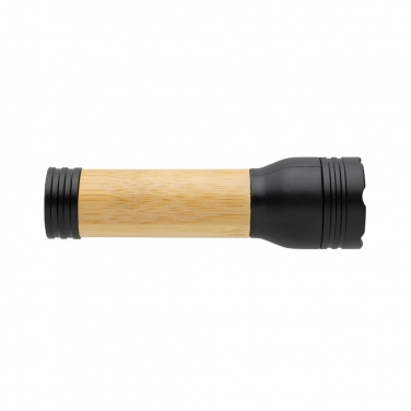 Logotrade promotional item image of: Lucid 1W RCS certified recycled plastic & bamboo torch