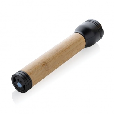 Logotrade promotional giveaway image of: Lucid 5W RCS certified recycled plastic & bamboo torch