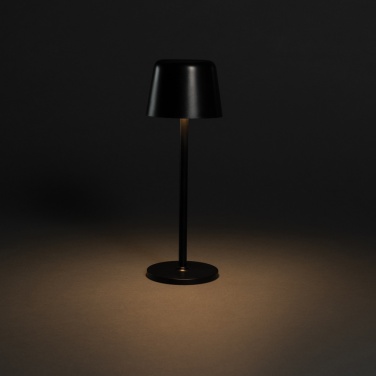 Logotrade promotional gift image of: Zenic RCS recycled plastic USB re-chargable table lamp
