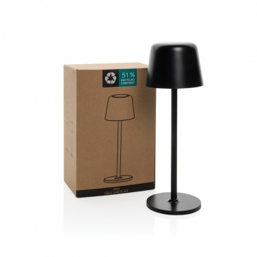 Logotrade advertising products photo of: Zenic RCS recycled plastic USB re-chargable table lamp