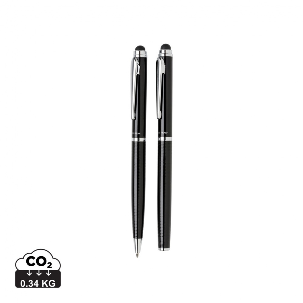 Logotrade promotional merchandise image of: Swiss Peak deluxe pen set