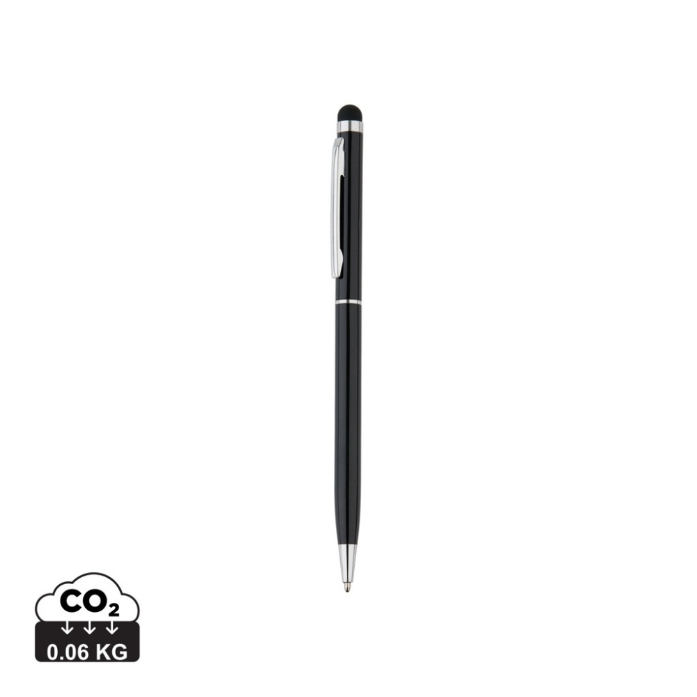 Logo trade promotional product photo of: Thin metal stylus pen