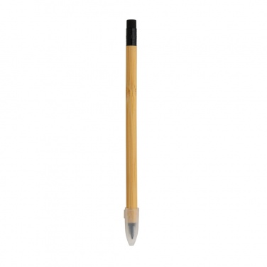 Logotrade business gift image of: Bamboo infinity pencil with eraser