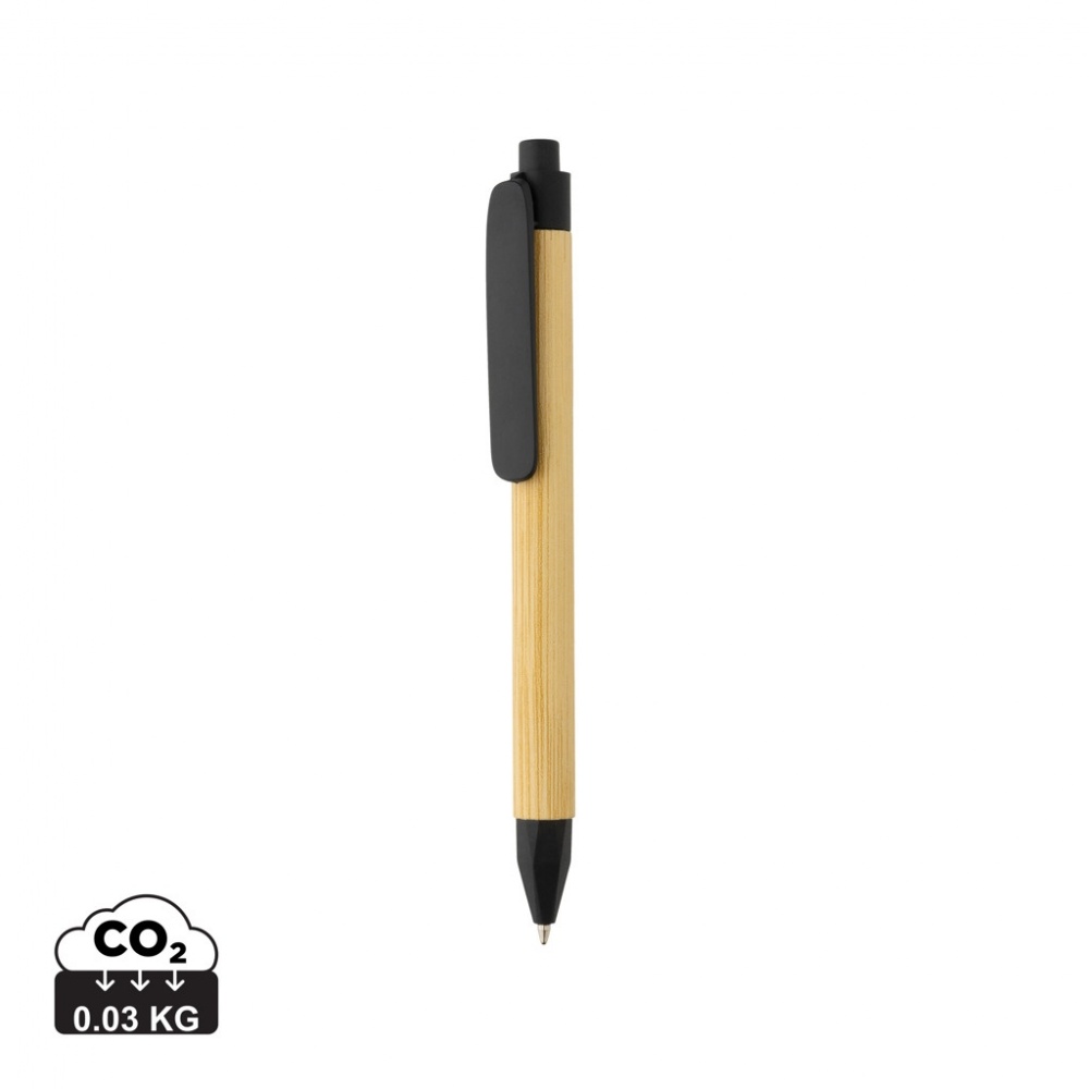 Logotrade promotional product image of: Write responsible recycled paper barrel pen