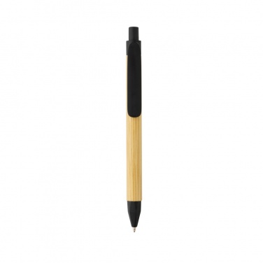 Logo trade promotional items picture of: Write responsible recycled paper barrel pen