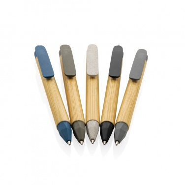 Logo trade promotional merchandise photo of: Write responsible recycled paper barrel pen