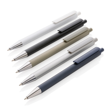 Logo trade promotional gift photo of: Amisk RCS certified recycled aluminum pen