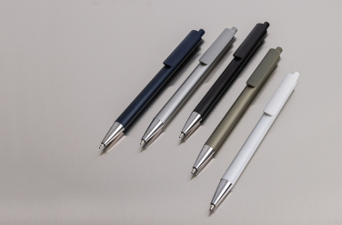 Logotrade promotional gift image of: Amisk RCS certified recycled aluminum pen