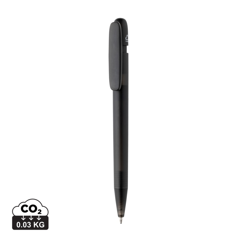 Logo trade promotional merchandise photo of: Devin GRS certified RABS pen transparent