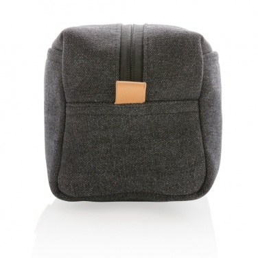 Logo trade corporate gifts picture of: Canvas toiletry bag PVC free
