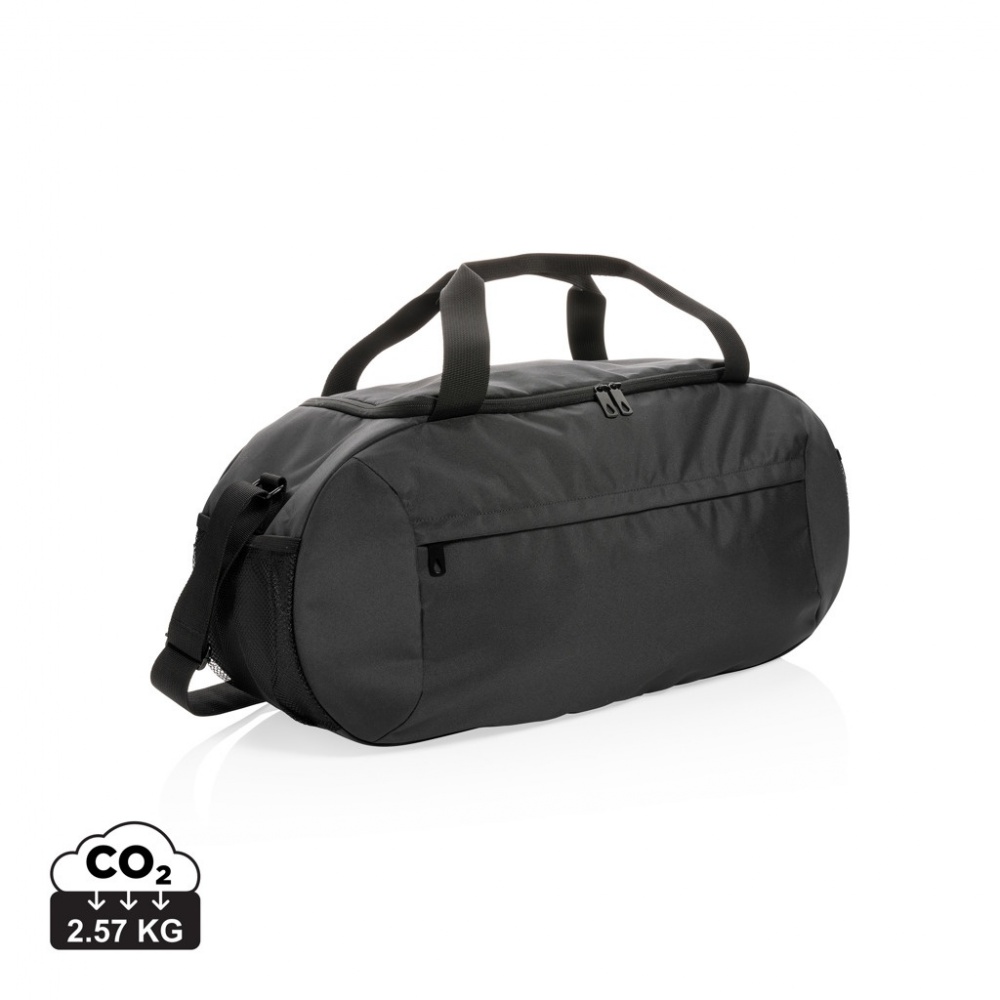Logo trade corporate gifts picture of: Impact AWARE™ RPET modern sports duffel