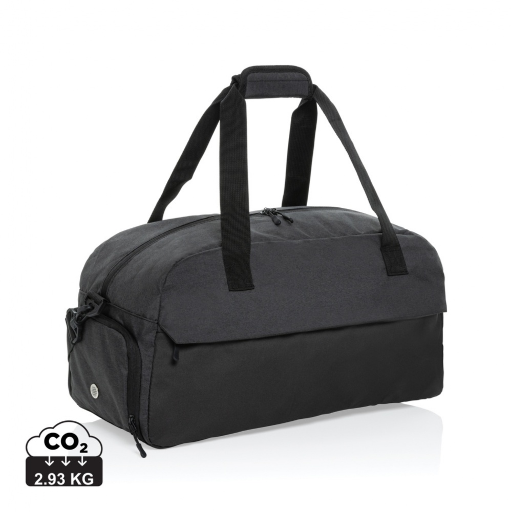 Logotrade business gift image of: Kazu AWARE™ RPET basic weekend duffel