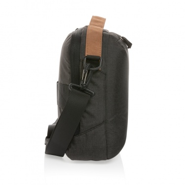 Logo trade advertising product photo of: Impact AWARE™ 300D two tone deluxe 15.6" laptop bag