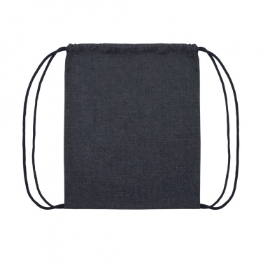Logotrade advertising product picture of: Impact AWARE™ recycled denim drawstring backpack