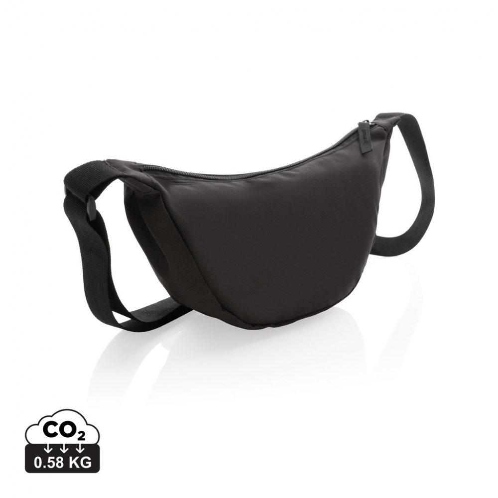 Logo trade promotional gift photo of: Crescent AWARE™ RPET half moon sling bag