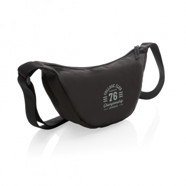 Logo trade promotional merchandise picture of: Crescent AWARE™ RPET half moon sling bag