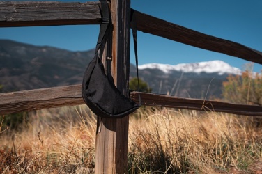 Logo trade promotional items image of: Crescent AWARE™ RPET half moon sling bag