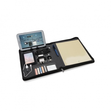 Logo trade business gift photo of: Tech portfolio with powerbank