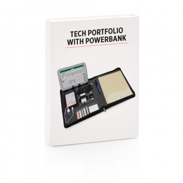 Logotrade promotional product image of: Tech portfolio with powerbank