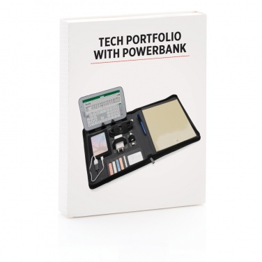 Logotrade promotional gifts photo of: Tech portfolio with powerbank