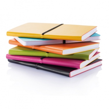 Logo trade promotional products picture of: Deluxe softcover A5 notebook