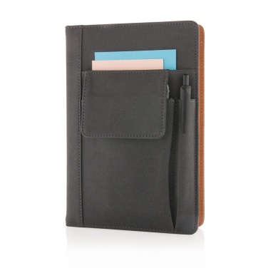Logotrade promotional gift picture of: Notebook with phone pocket