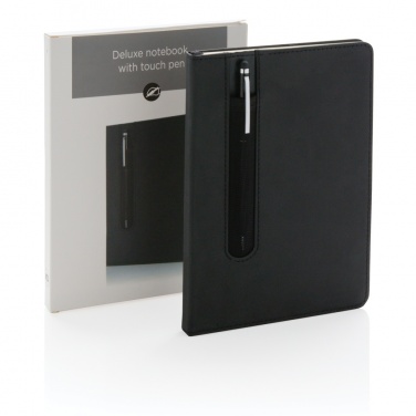 Logotrade corporate gift picture of: Standard hardcover PU A5 notebook with stylus pen