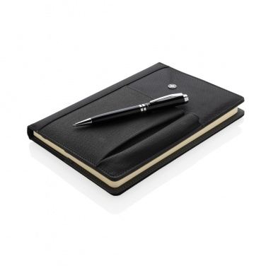 Logotrade advertising product picture of: Refillable notebook and pen set