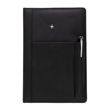 Logo trade promotional items image of: Refillable notebook and pen set