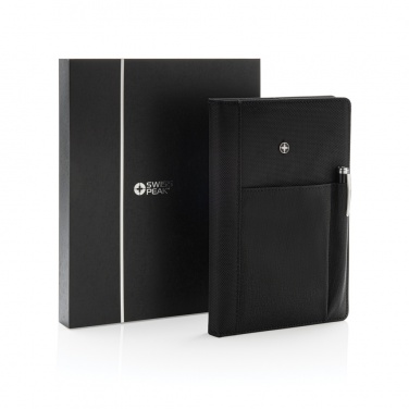 Logotrade corporate gifts photo of: Refillable notebook and pen set