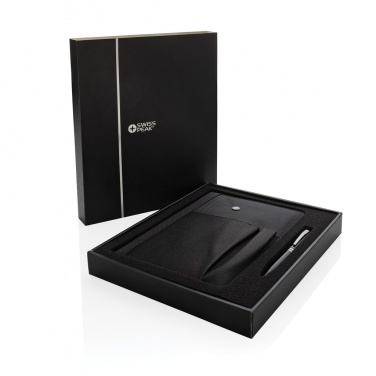 Logotrade business gifts photo of: Refillable notebook and pen set