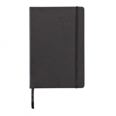 Logo trade corporate gift photo of: Deluxe hardcover PU A5 notebook