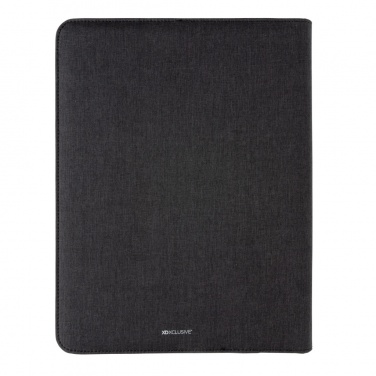 Logotrade promotional product image of: Air 5W wireless charging portfolio A4 w/ 5000 mAh powerbank