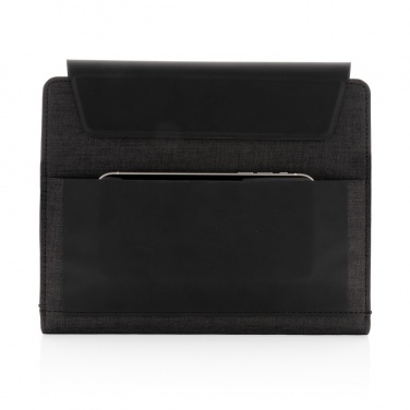 Logotrade promotional merchandise photo of: Fiko wireless charging A5 portfolio with powerbank