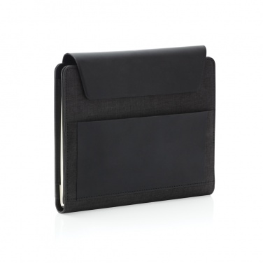 Logotrade business gifts photo of: Fiko wireless charging A5 portfolio with powerbank