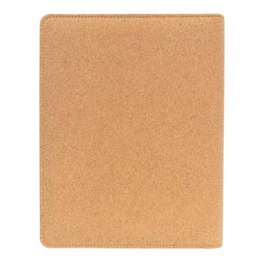Logo trade promotional item photo of: Deluxe cork portfolio A5 with pen