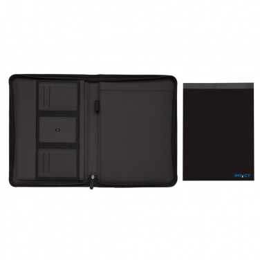 Logotrade promotional product image of: Impact AWARE™ RPET A4 portfolio with zipper