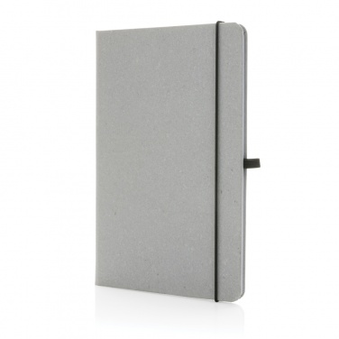 Logotrade promotional giveaway image of: Recycled leather hardcover notebook A5