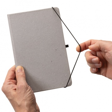 Logotrade promotional merchandise image of: Recycled leather hardcover notebook A5