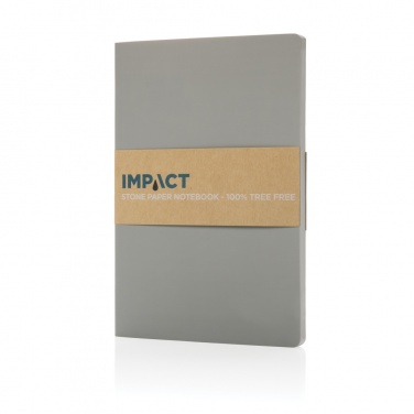 Logotrade promotional giveaway image of: Impact softcover stone paper notebook A5
