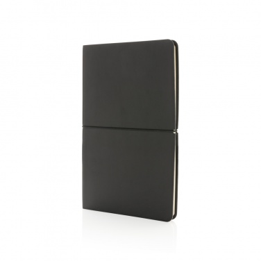 Logo trade promotional merchandise picture of: Modern deluxe softcover A5 notebook