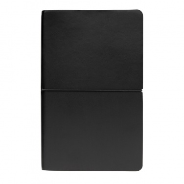 Logo trade business gifts image of: Modern deluxe softcover A5 notebook
