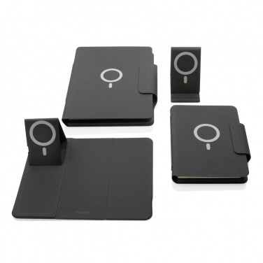Logo trade corporate gifts picture of: Artic Magnetic 10W wireless charging A4 portfolio