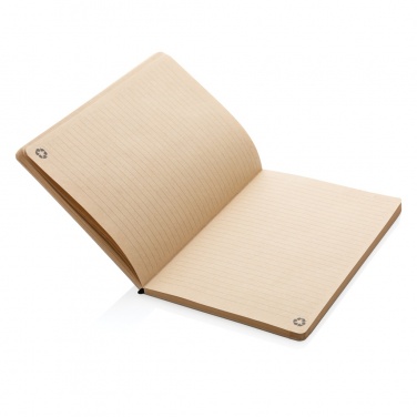 Logo trade promotional product photo of: A5 cork & kraft notebook