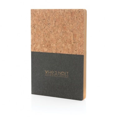 Logotrade promotional merchandise picture of: A5 cork & kraft notebook