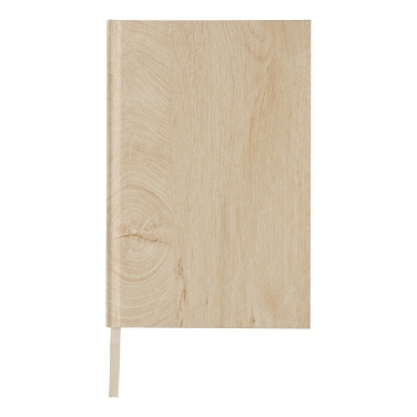 Logo trade business gift photo of: Kavana wood print A5 notebook