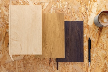 Logotrade business gifts photo of: Kavana wood print A5 notebook