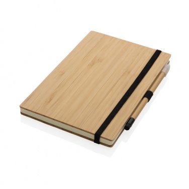 Logotrade business gift image of: Bamboo notebook and infinity pencil set