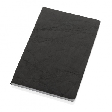Logo trade business gift photo of: Salton A5 GRS certified recycled paper notebook